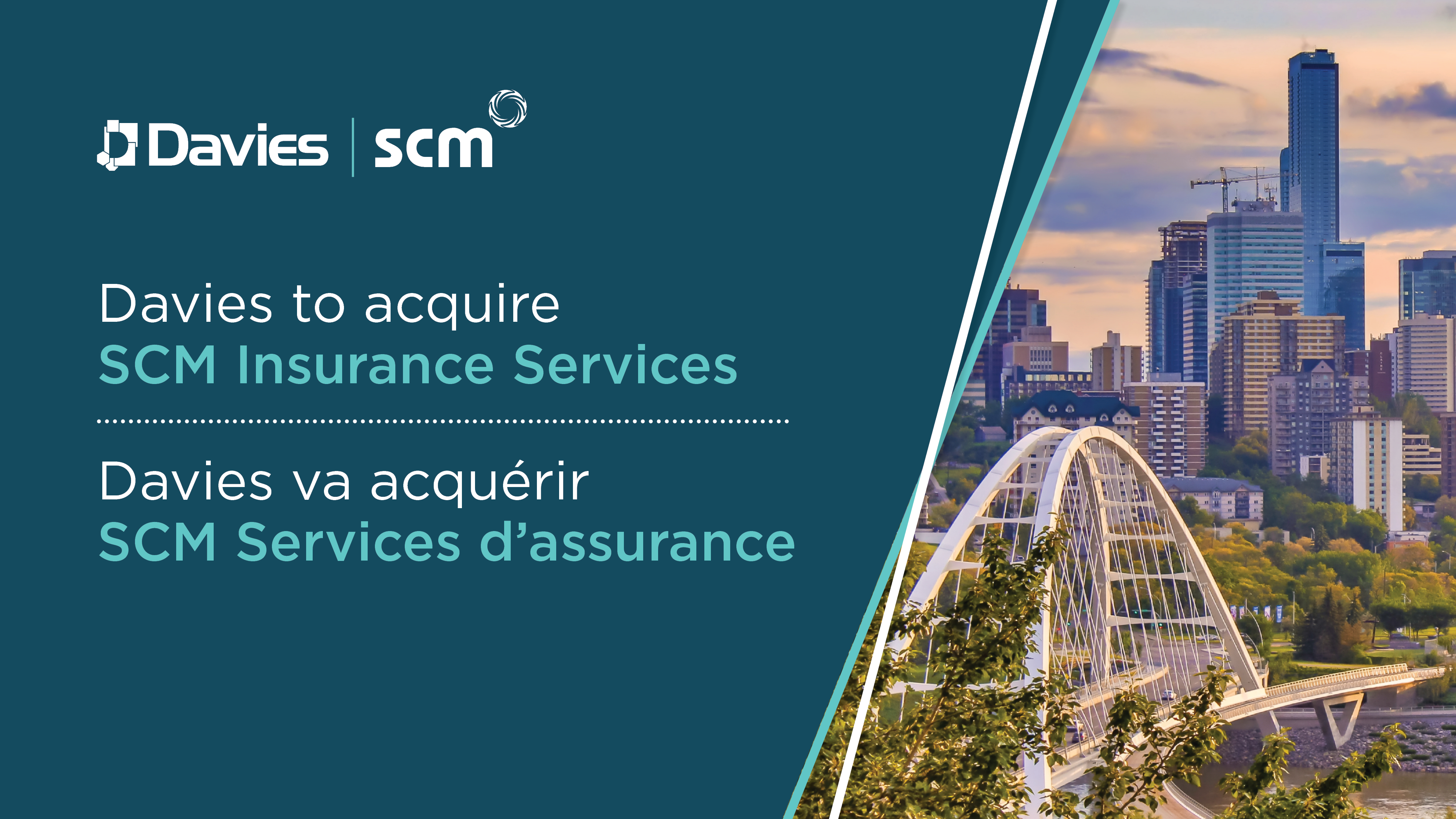 Davies inks deal to acquire Canada’s largest claims processing & risk solutions business, SCM Insurance Services, in its biggest strategic M&A to date